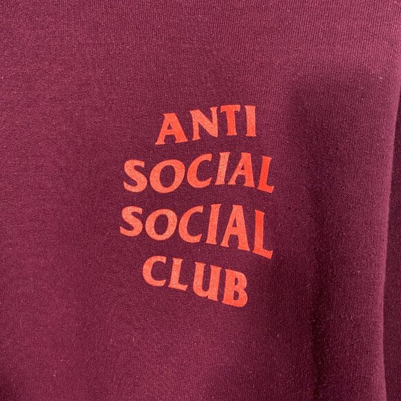 Anti Social Social Club Double Sided Sweatshirt Size S - Picture 2 of 8